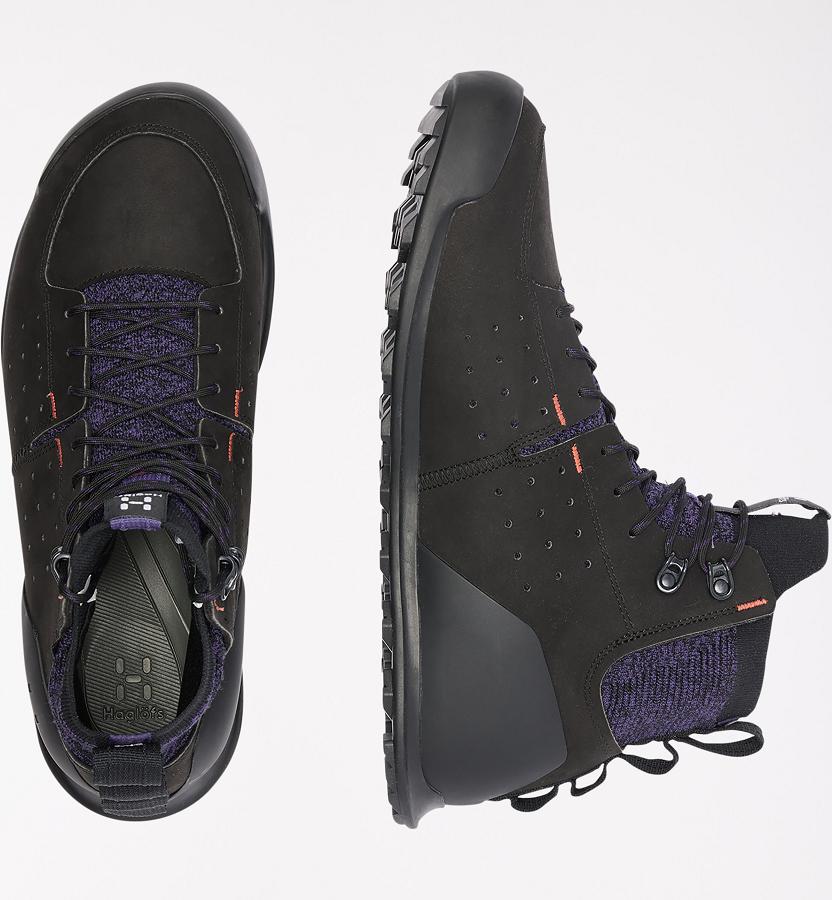Haglöfs Mens Duality AT1 GT Hiking Boots Black/Purple New Zealand 86105BLZH